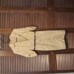 Sz 2 Tan Antonio Melani Button Up Dress